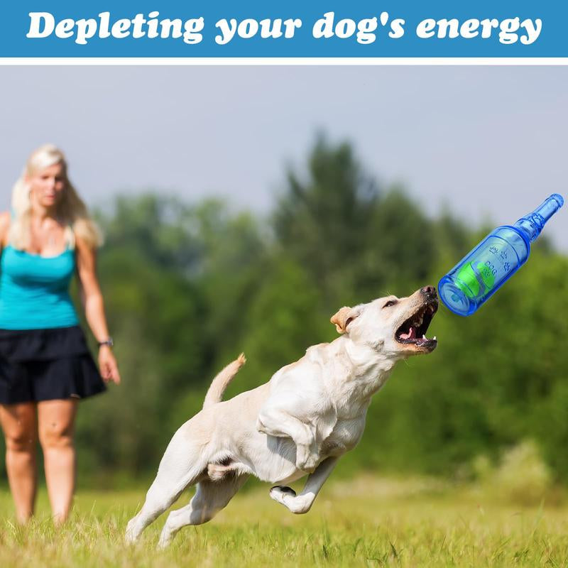 Squeaky Tennis Ball & Water Bottle Dog Toy